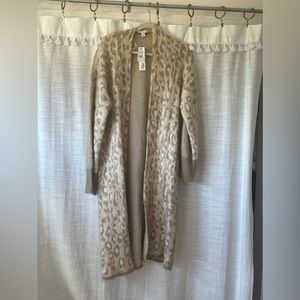 NWT Topshop leapoard print duster cardigan